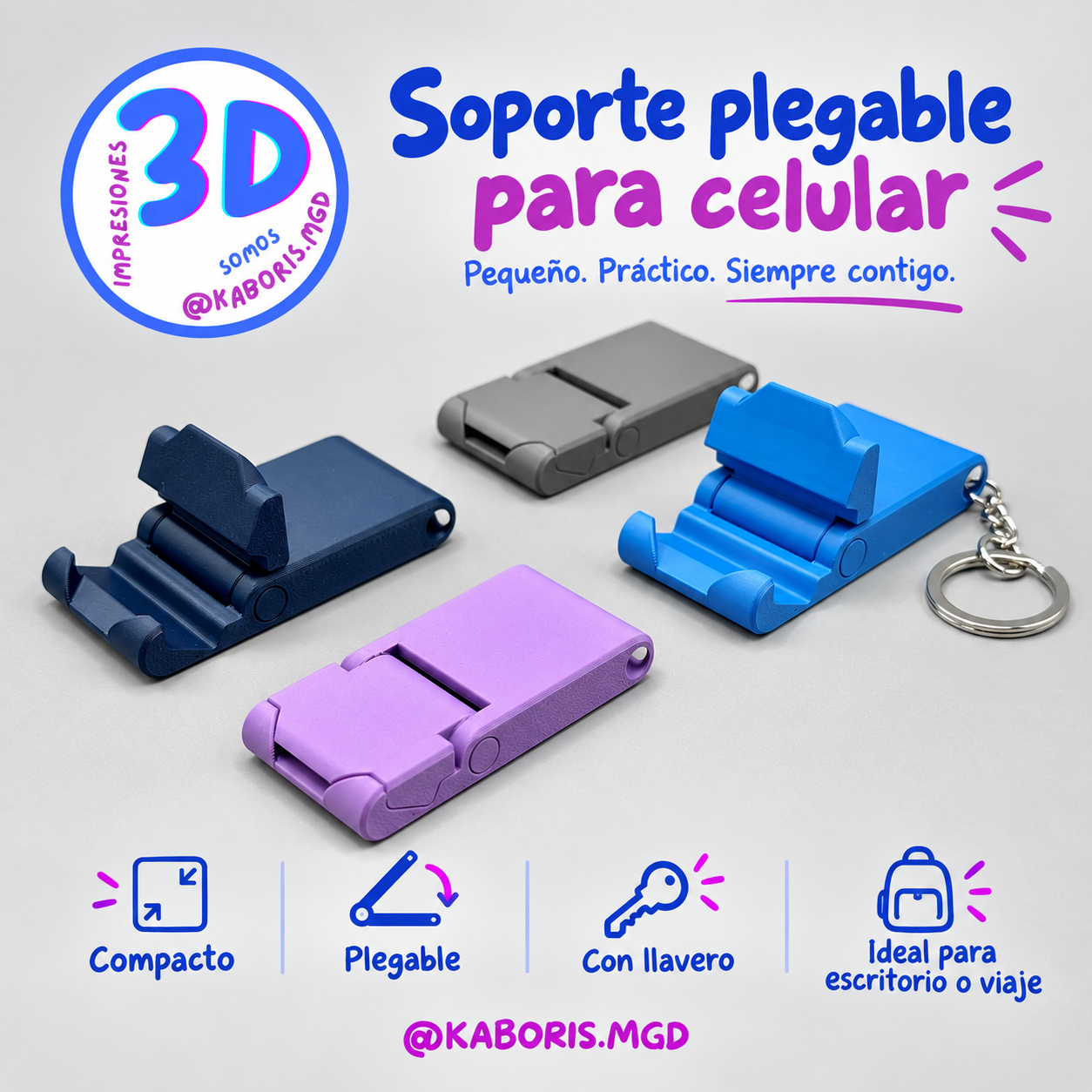 Llavero Apoya Celular