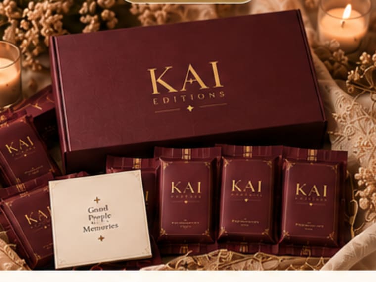 חבילת הסיפור שלנו — קופסת KAI עם האלבום והחפיסות