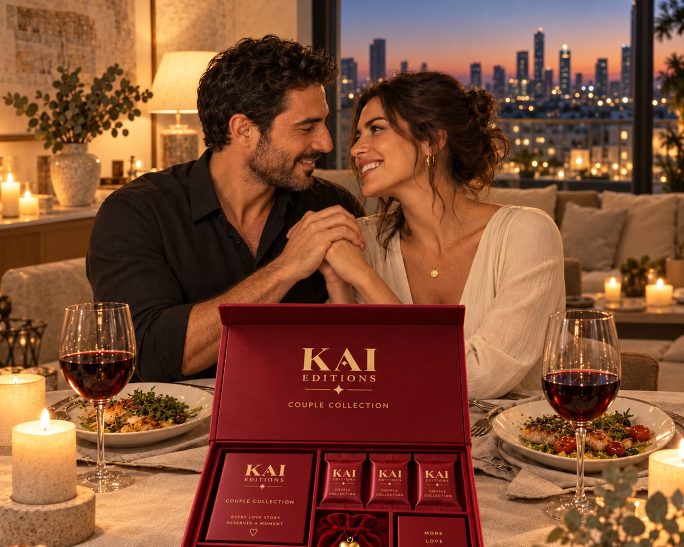 קבוצת חברים פותחת קופסת KAI EDITIONS