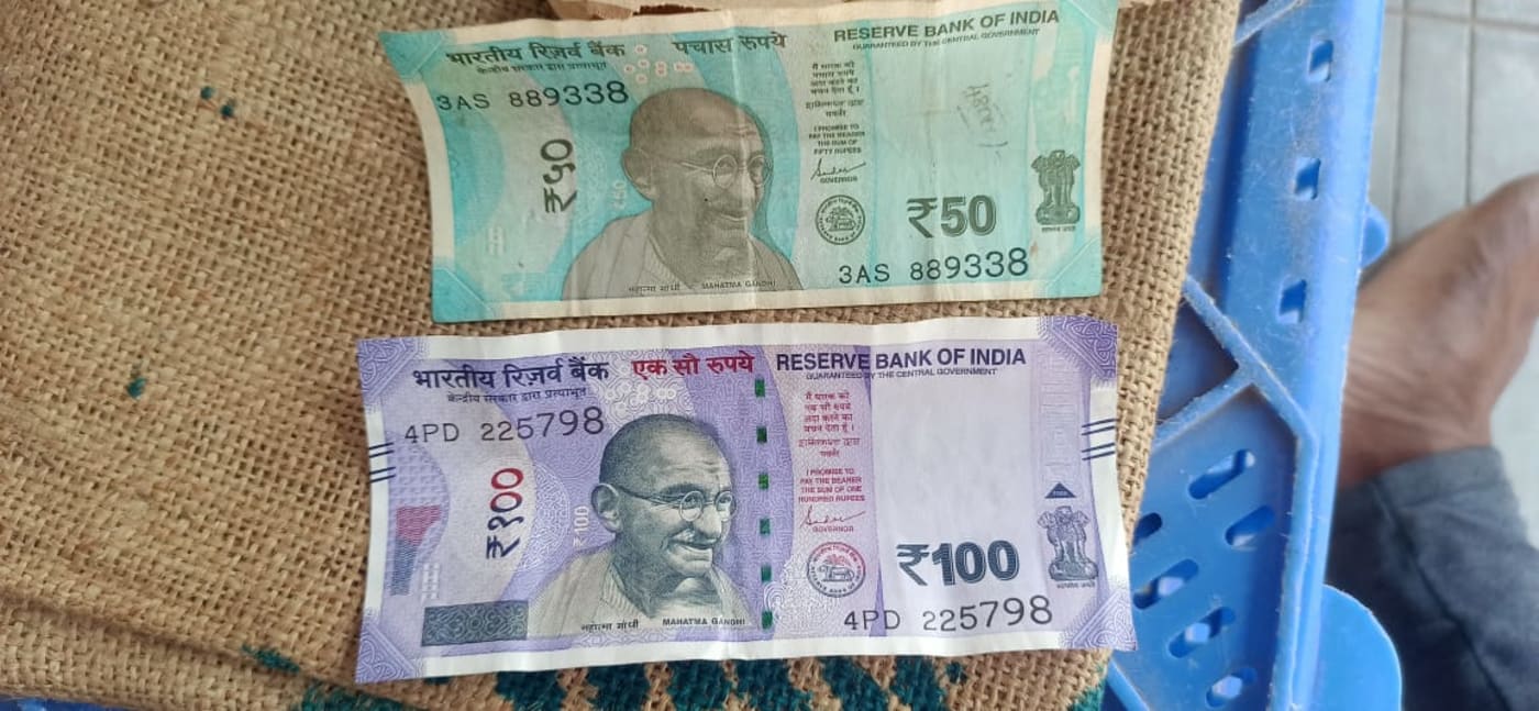 rupees in india