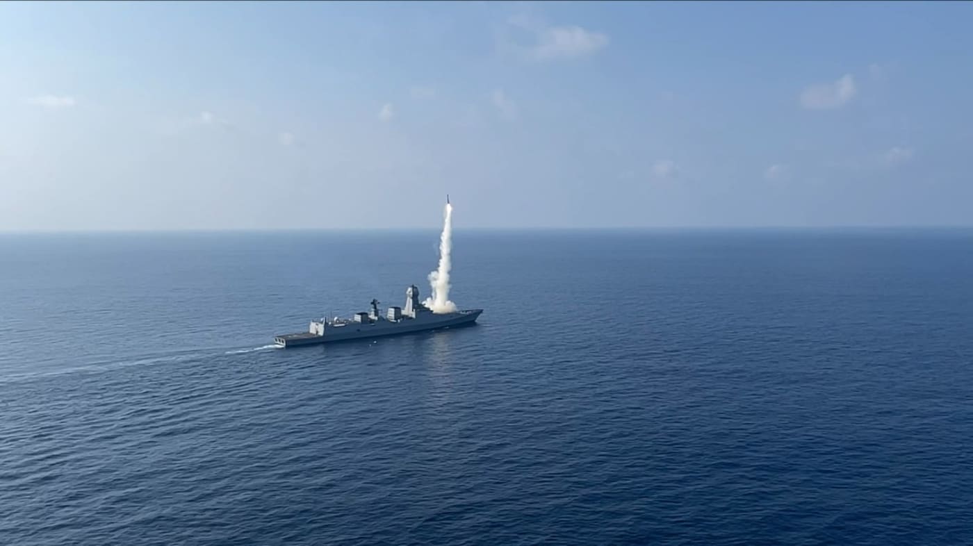 The Indian Navy successfully demonstrated the accuracy of an extended-range land attack Brahmos supersonic cruise missile from the stealth d