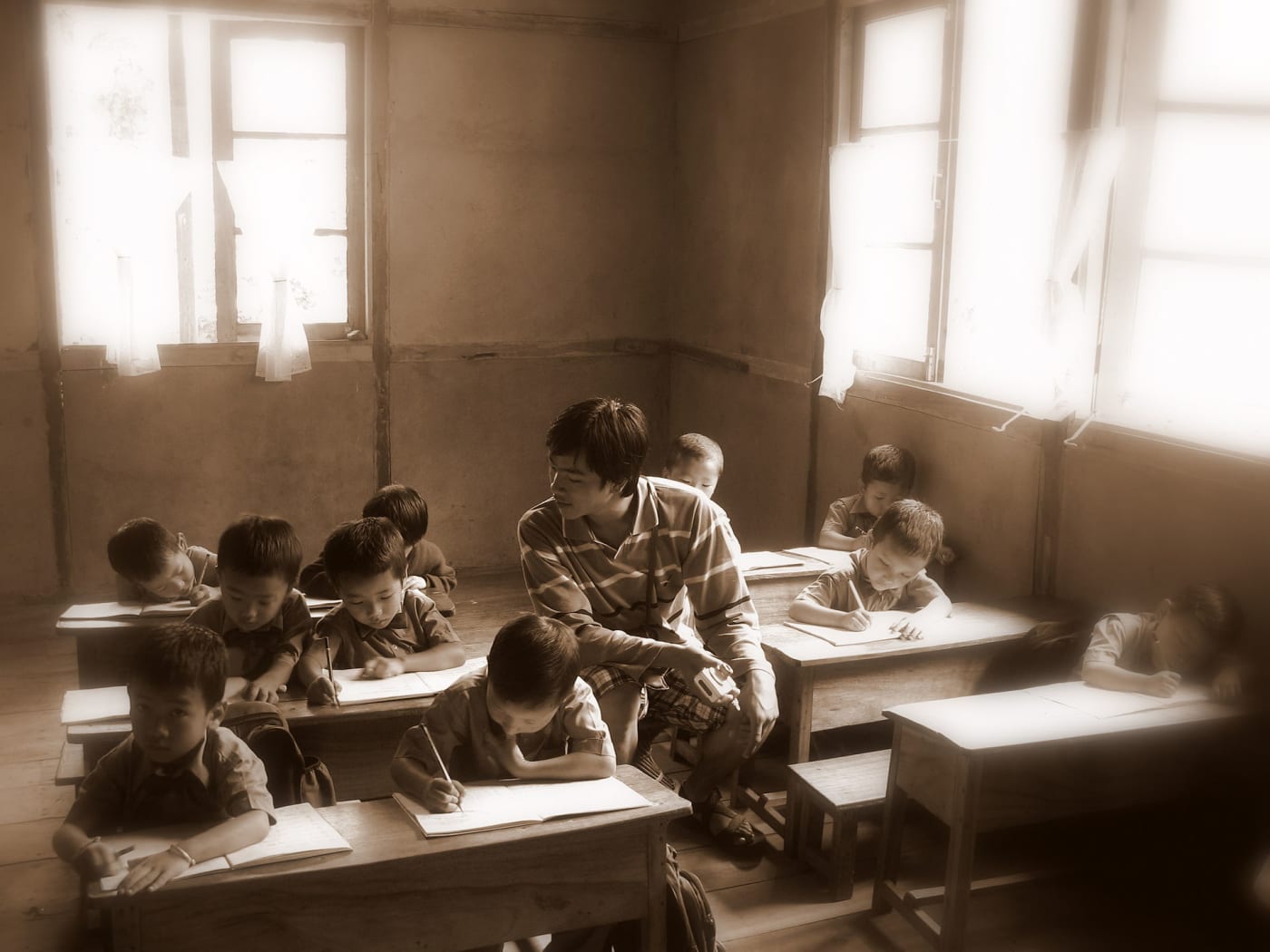my trekking guide and good friend roshan runs a small private primary school called "the life vision academy" in the village of rolep, east 