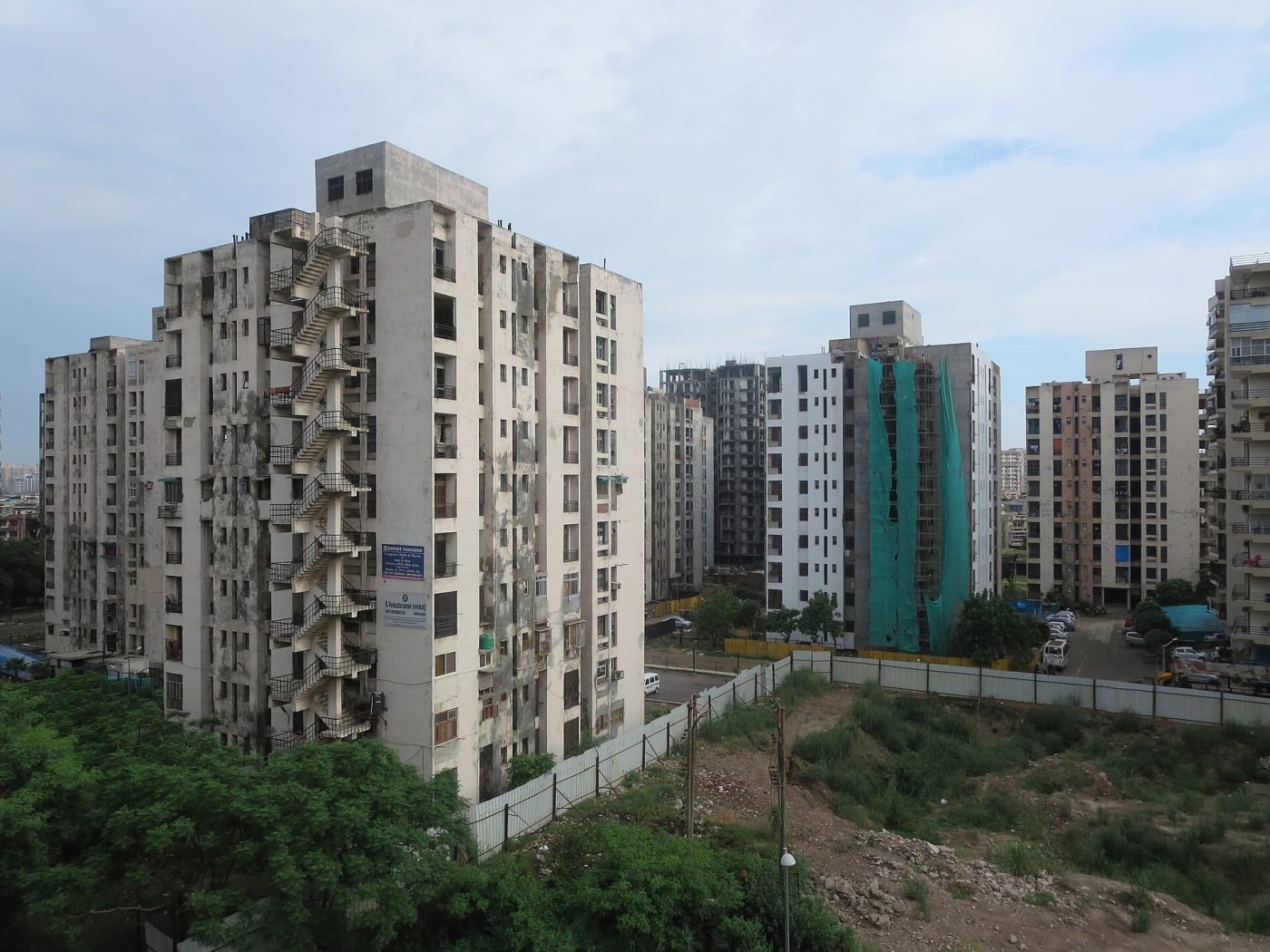 Residential apartments near Vaishali Metro Station, New Delhi