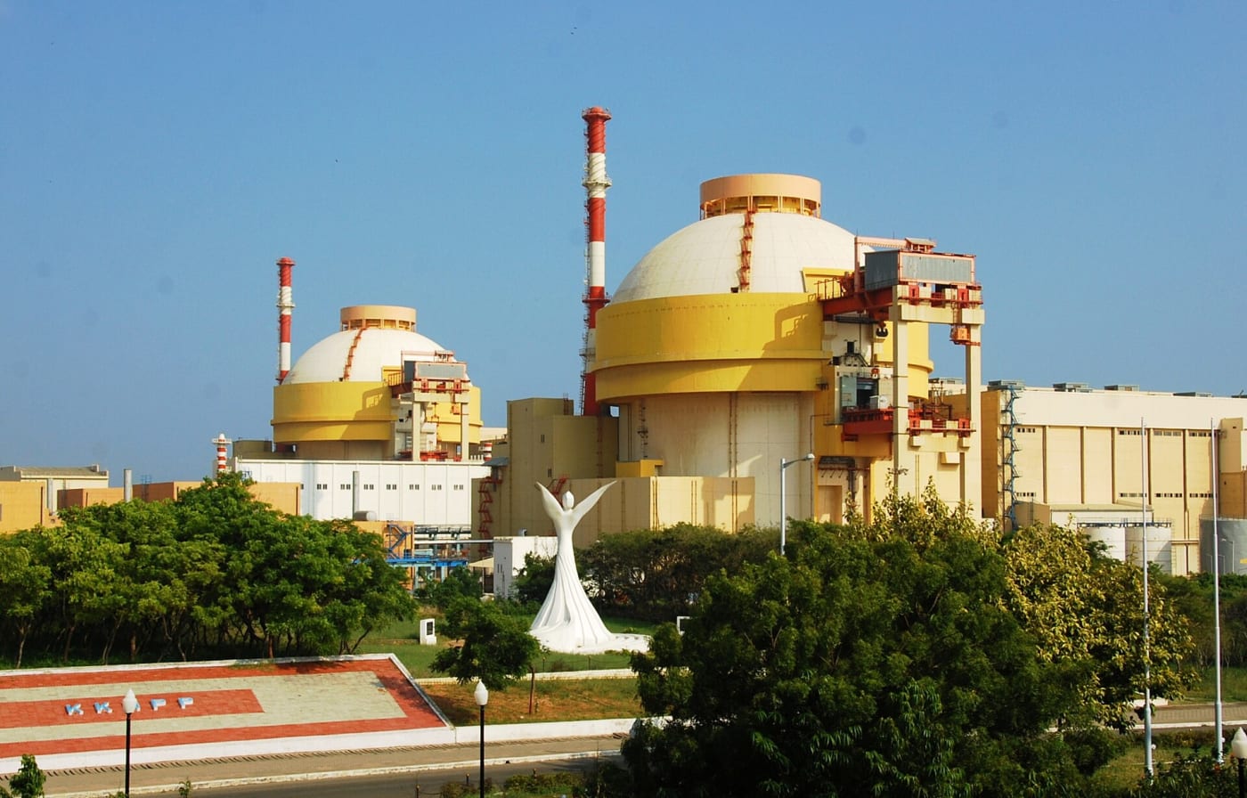 Kudankulam Nuclear Power Plant (KKNPP) Units 1 and 2 at Kudankulam in Tirunelveli district of Tamil Nadu, India