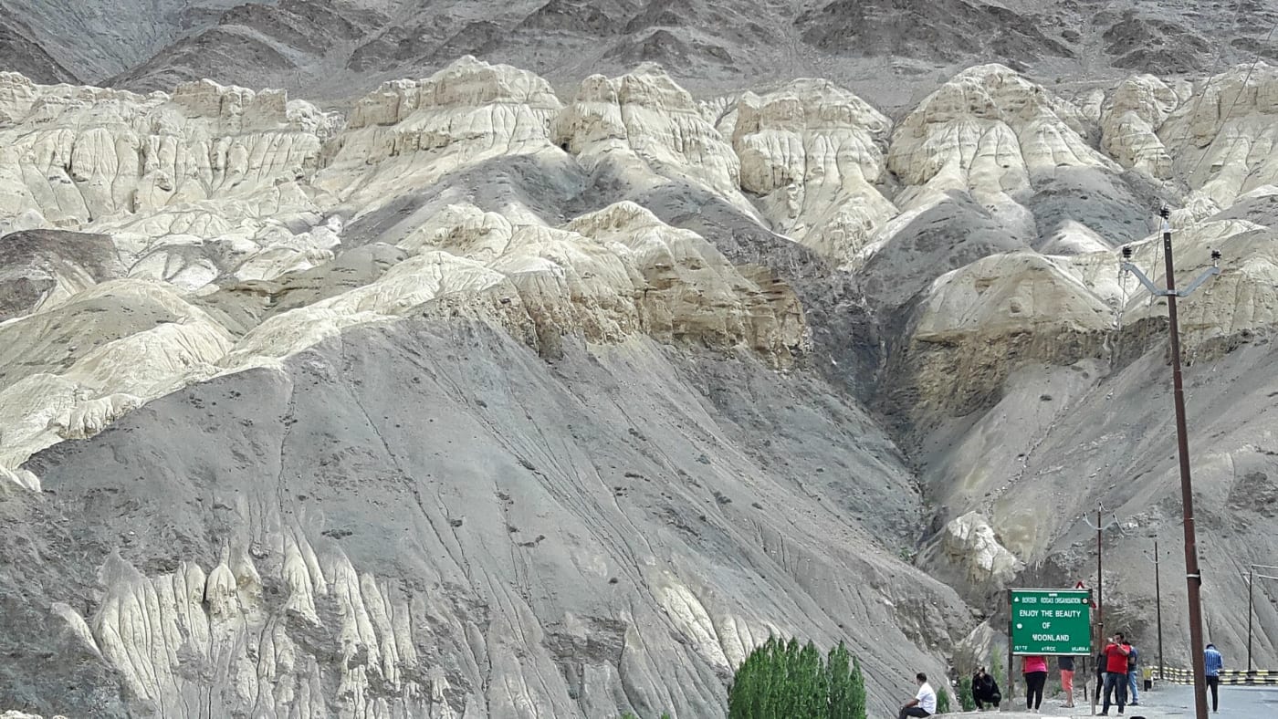 it feels like the place is actually like moon the way the mountains small big looks somewhat like that
