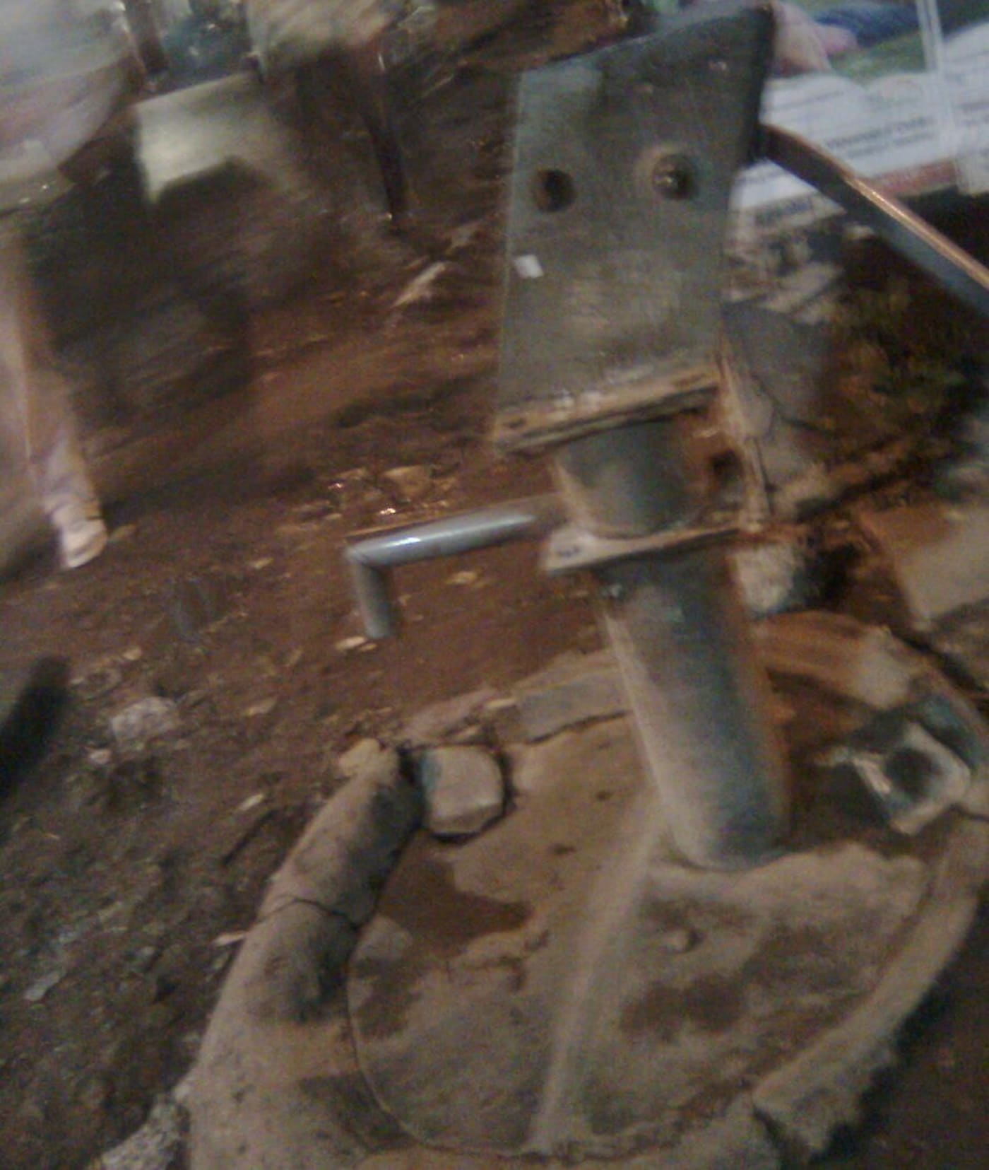 A hand driven piston water pump — used for drawing water in India .