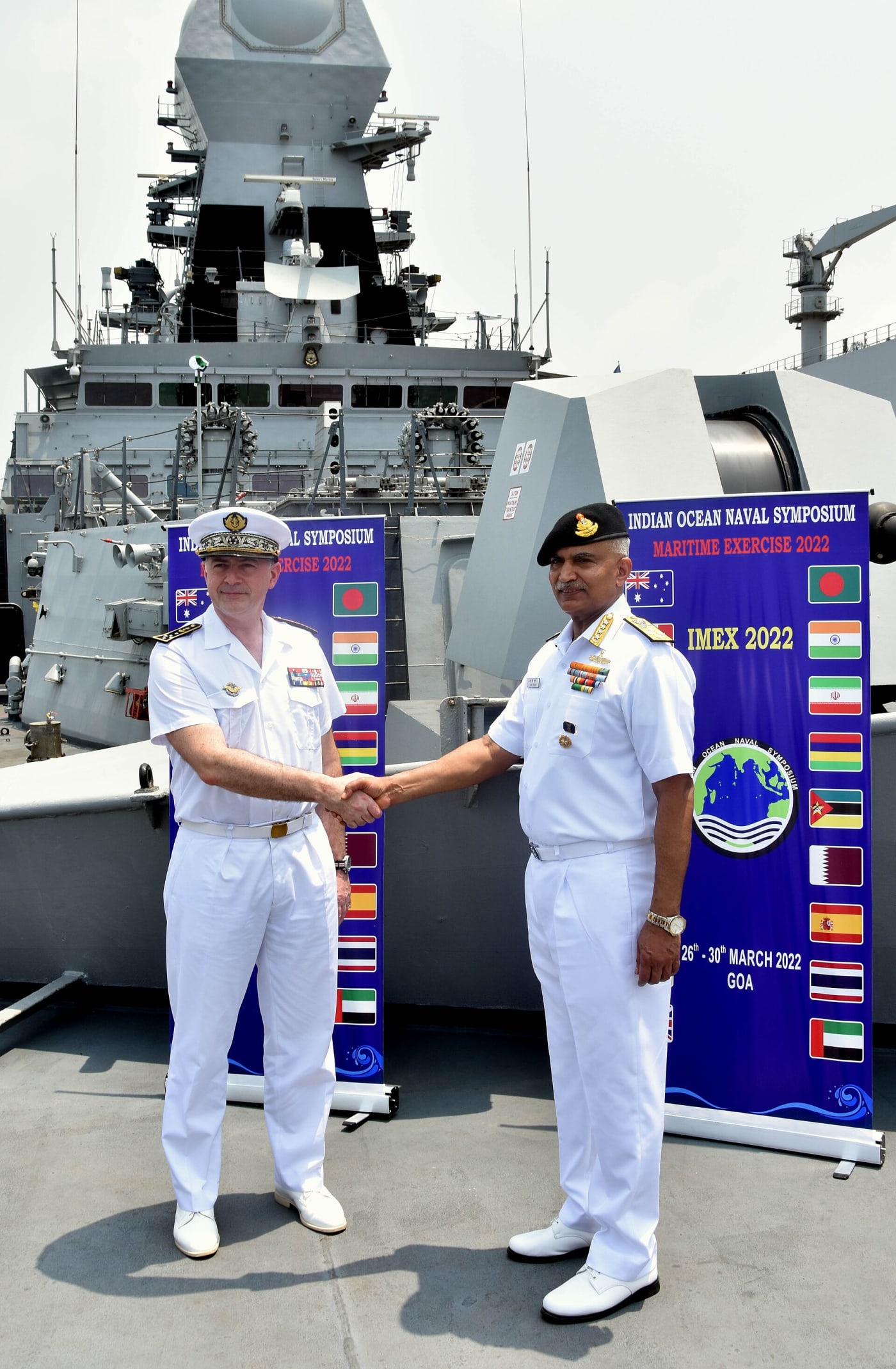 The maiden Indian Ocean Naval Symposium Maritime Exercise 2022 (IMEX-22), held at Goa and in the Arabian Sea