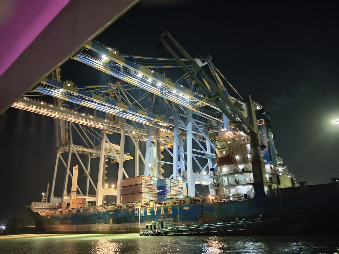The Vallarpadam International Container Transshipment Terminal (ICTT) in Kochi, Kerala