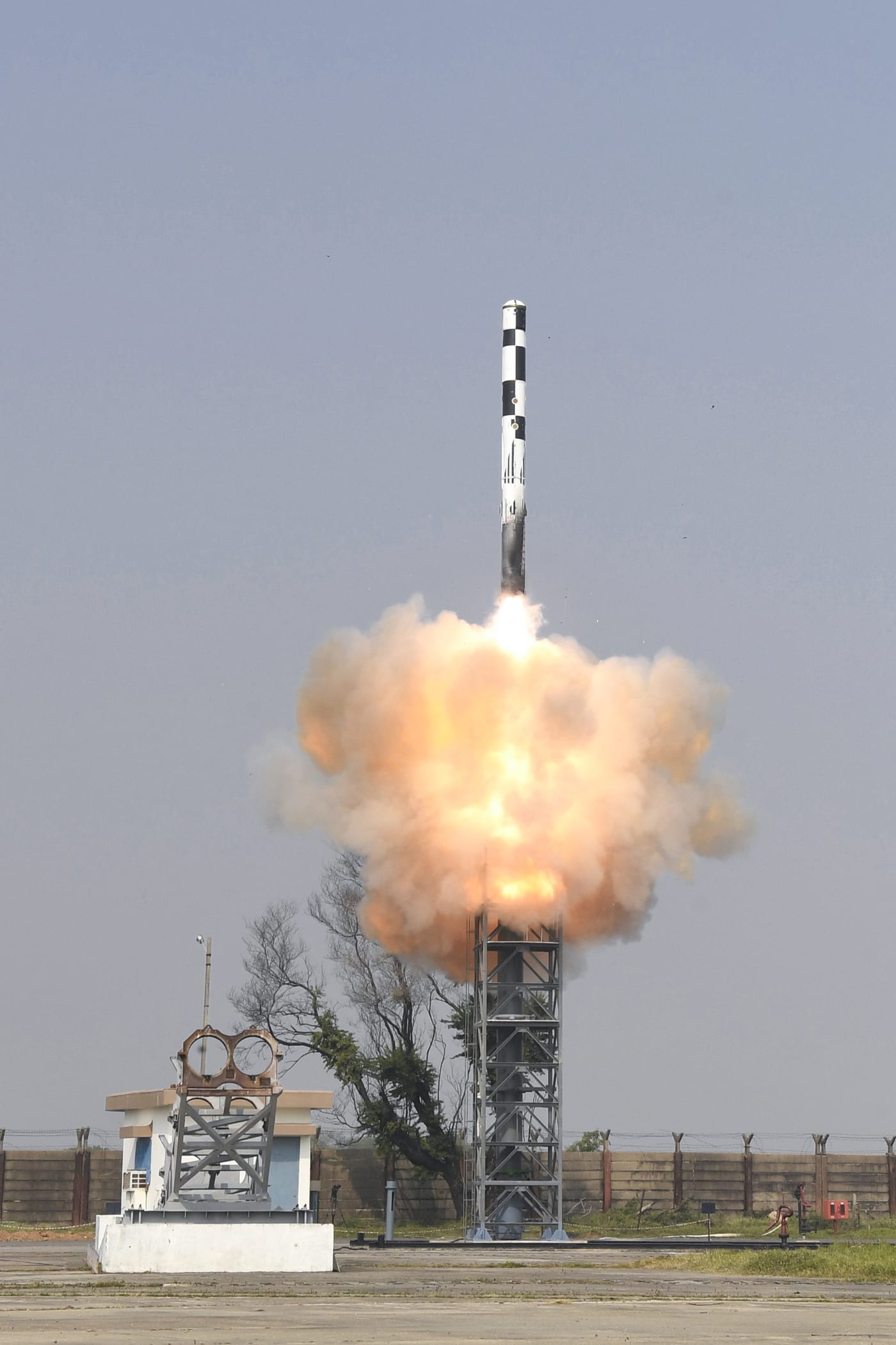 BrahMos supersonic cruise missile, with enhanced capability, successfully test-fired from ITR, at Chandipur, in Odisha on January 20, 2022.
