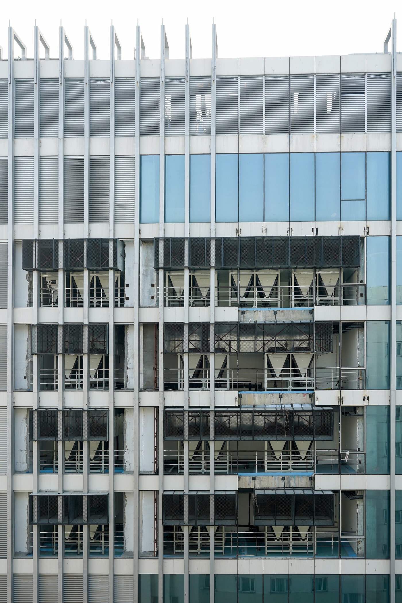 Sify data centre building viewed from Lemon Tree Hotel, Gachibowli, Hyderabad, Telangana