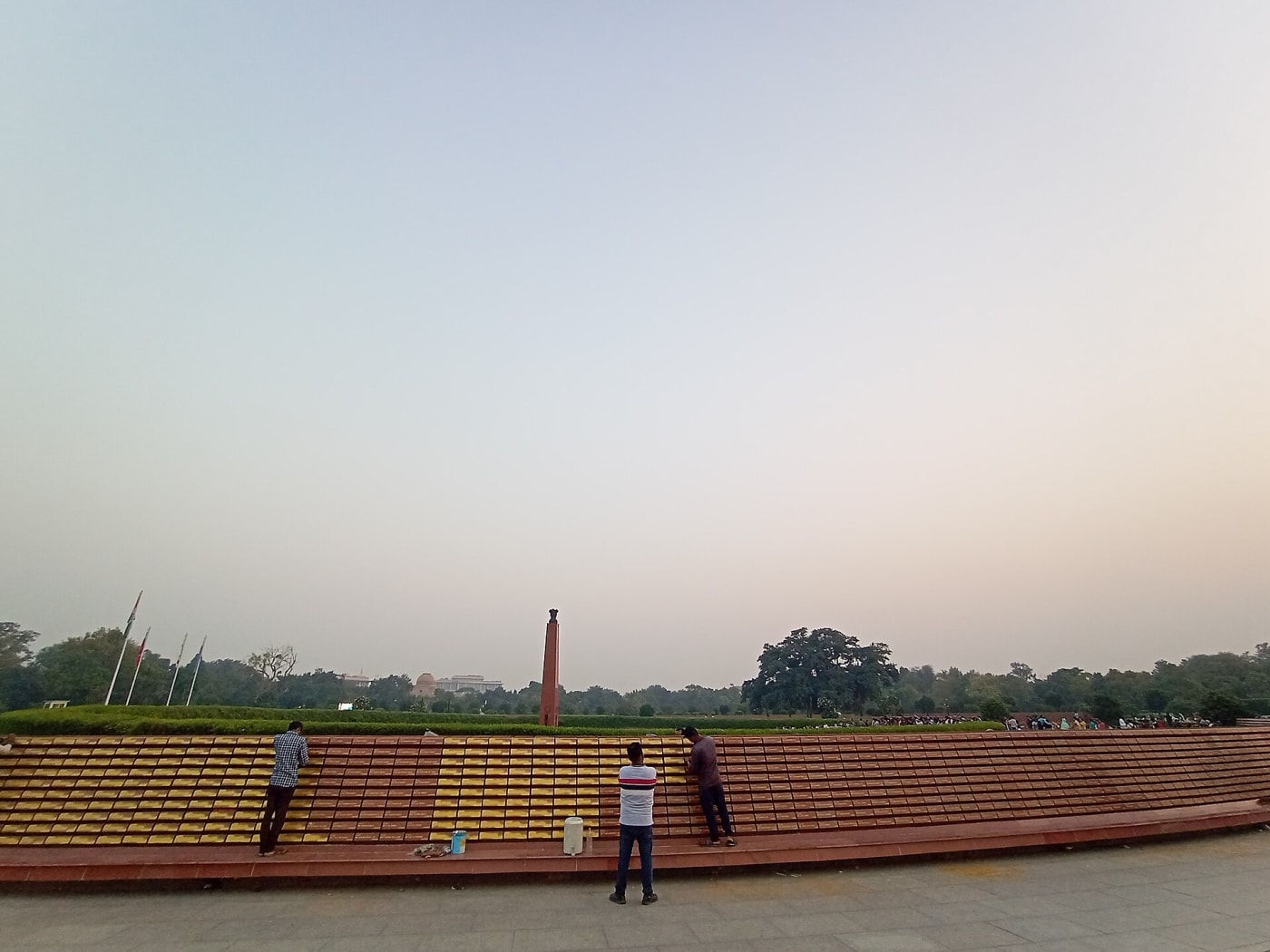 Maintenance at National War Memorial