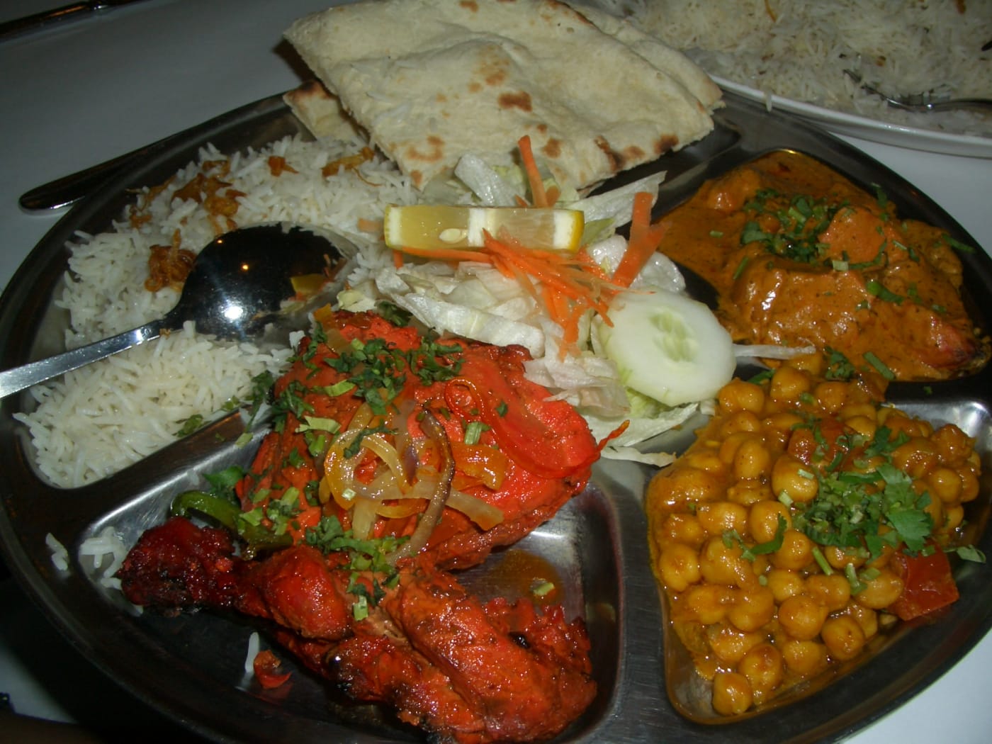 A full Indian meal.