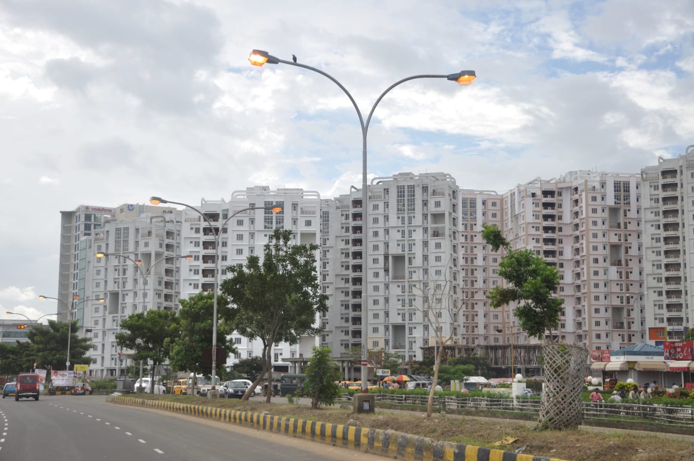 New apartment housing at Rajarhat, Kolkata.