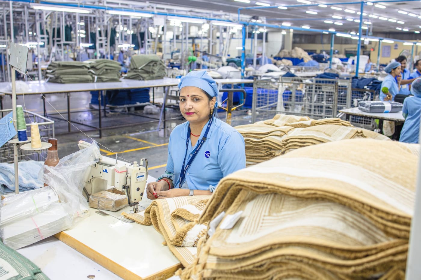 A modern textile mill.