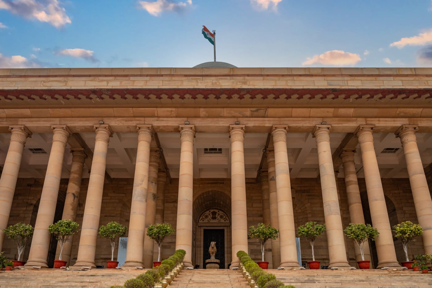 A government building in New Delhi.