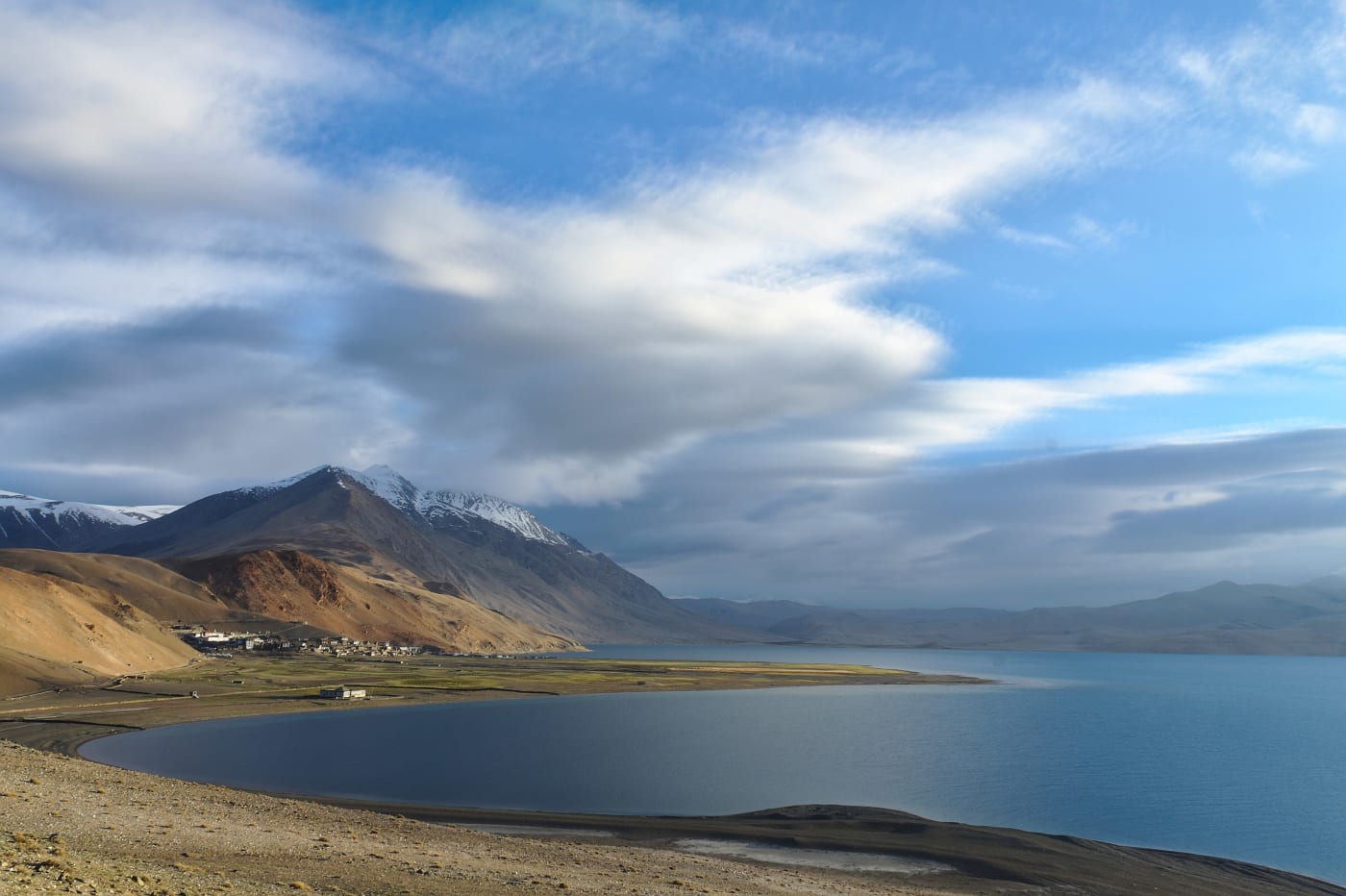 Tso Moriri lake, a Ramsar site in Ladakh.