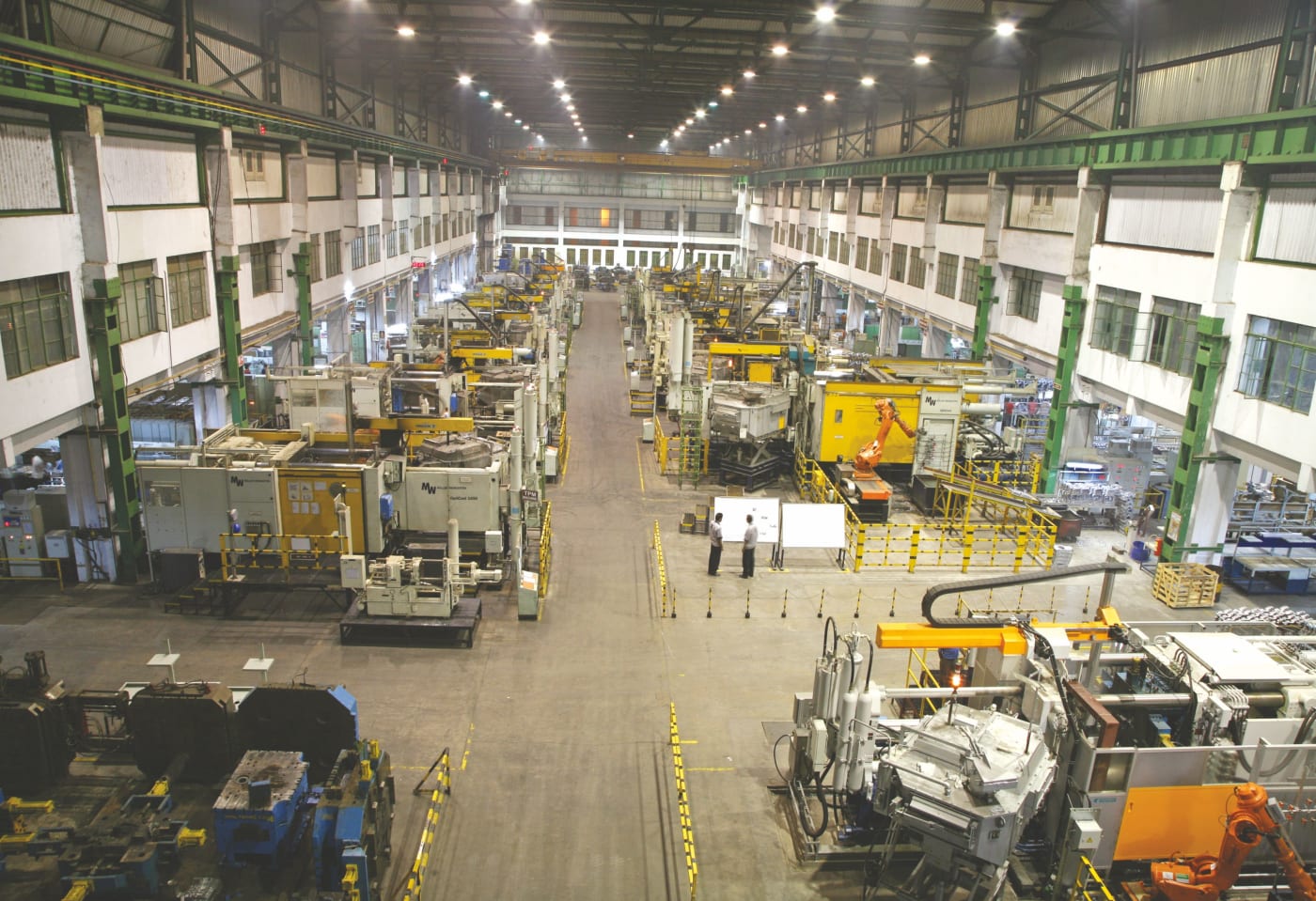 High-pressure die casting bay at a manufacturing plant in Urse, Maharashtra.
