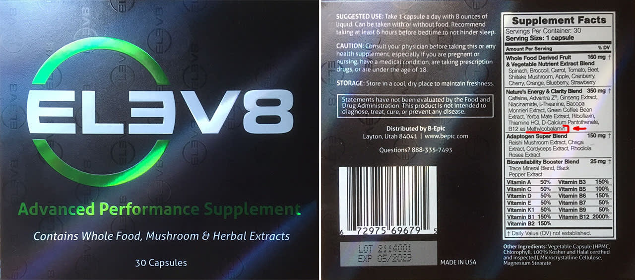 ELEV8 és a B12 Metilkobalamin ELEV8 és a B12 Metilkobalamin