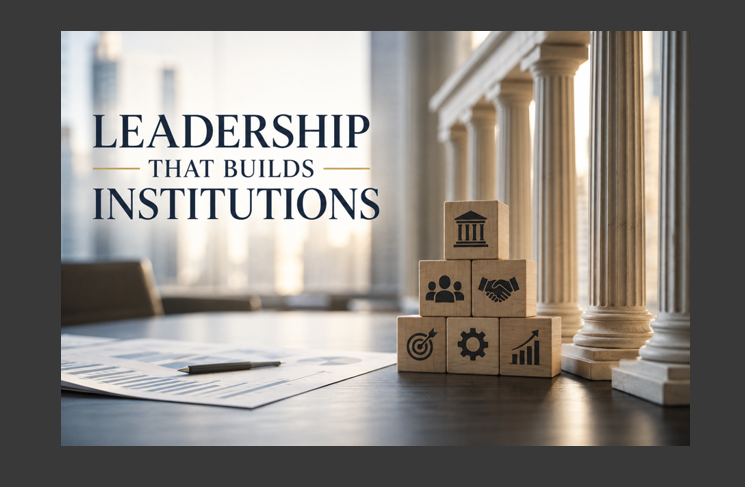 Leadership That Builds Institutions