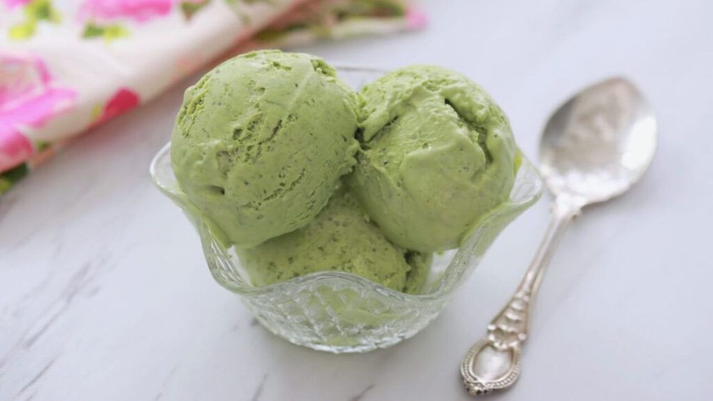Grass ice cream recipe