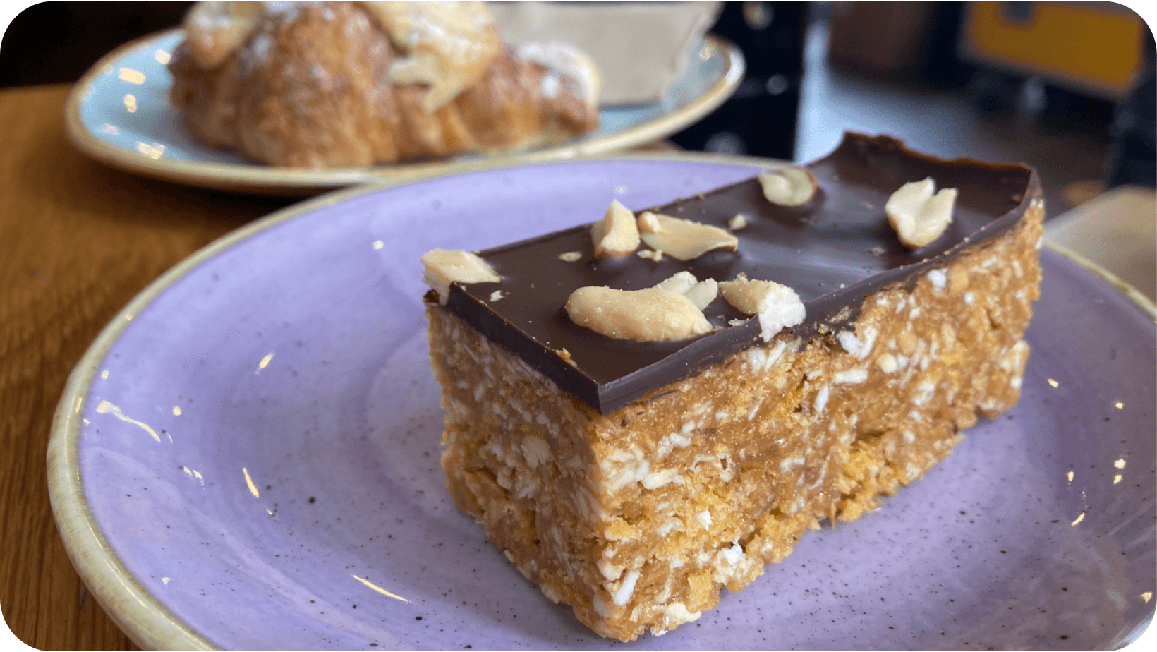  Peanut crack dessert topped with chocolate and peanuts from The Fields Beneath