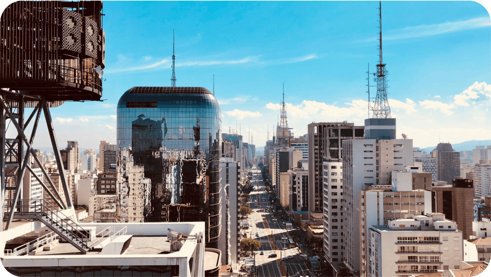 São Paulo city skyscape