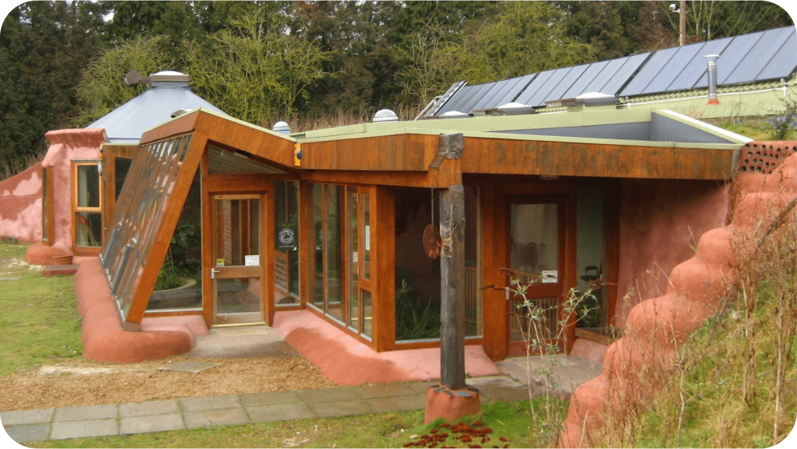 The Earthship at Stanmer Park, Brighton, UK