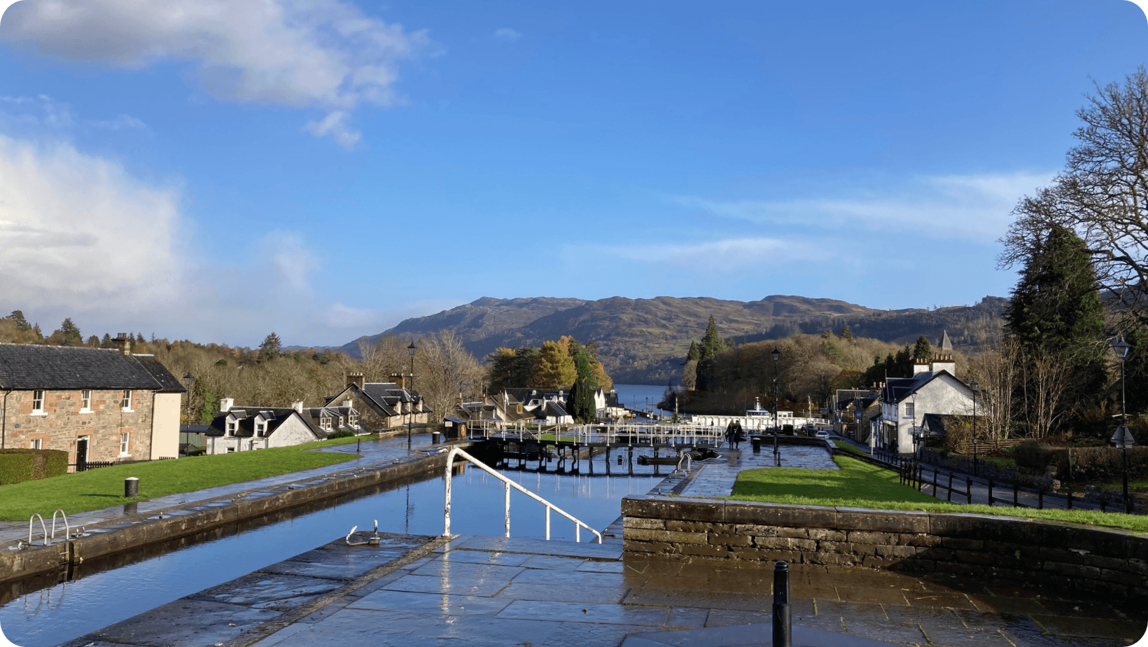 Fort Augustus Locks in Scotland