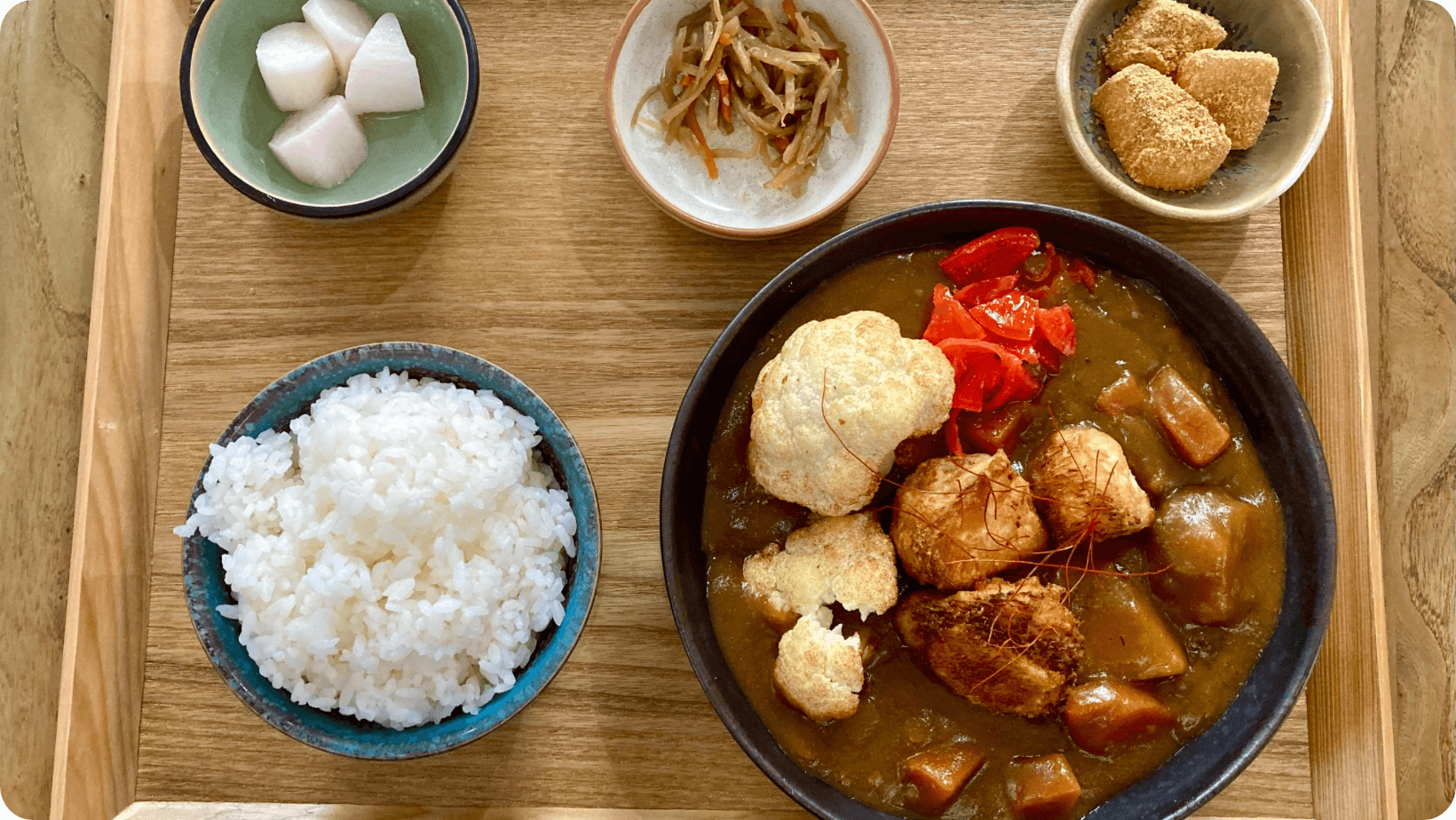 Lion’s mane bento box from Be With Years, Hong Kong.