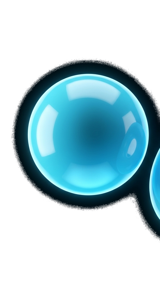 3D Blue Gloss Sphere