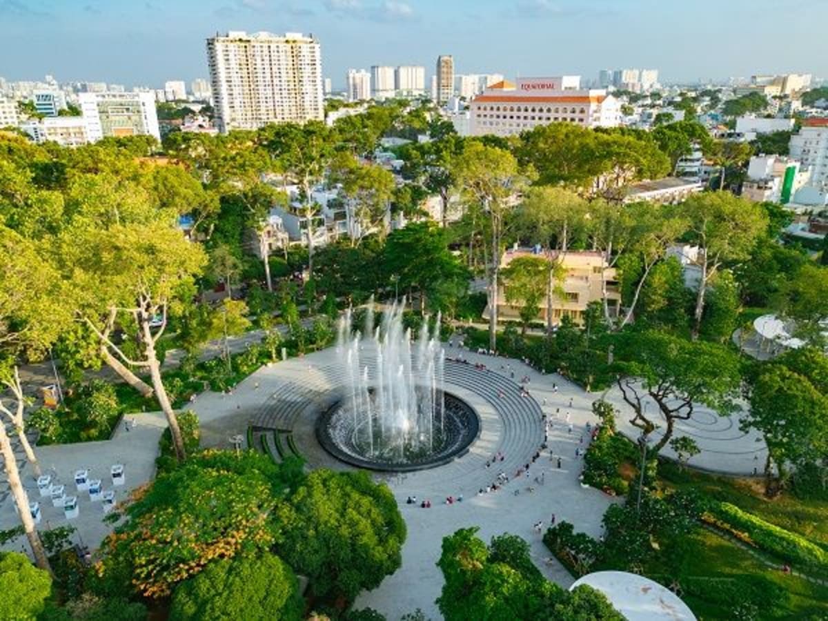 Công viên "Giọt nước” hay "Trái tim xanh” giữa lòng thành phố