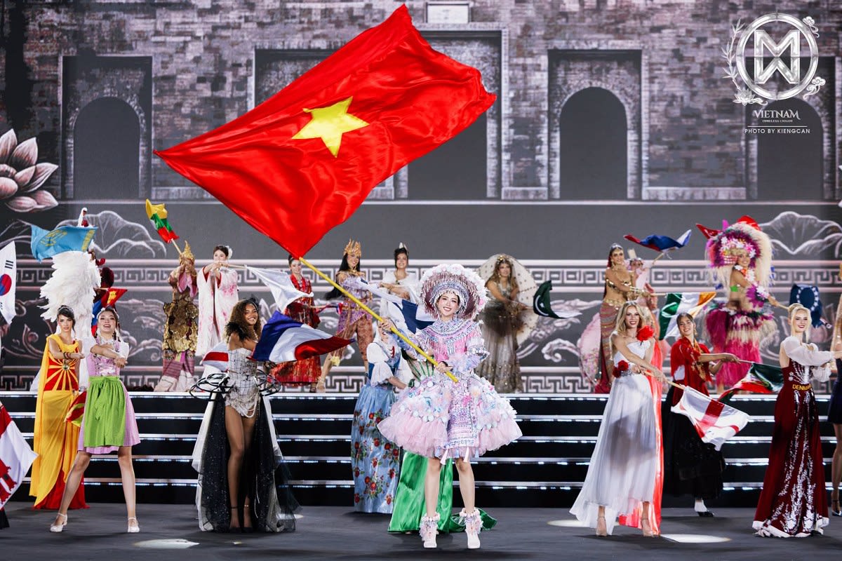 Dàn sao Việt "đổ bộ" thảm xanh chung kết Miss World 2026