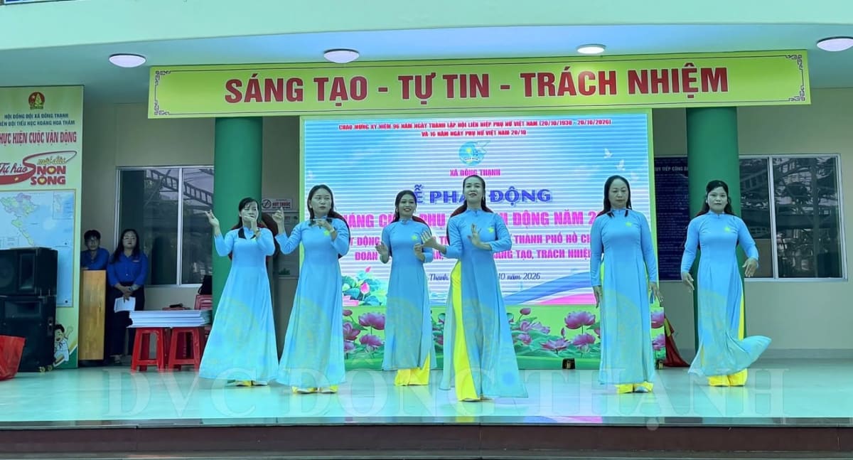 Xã Đông Thạnh phát động “Tháng cùng Phụ nữ hành động” năm 2026