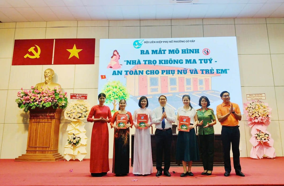 Phường Gò Vấp ra mắt mô hình “Nhà trọ không ma túy - An toàn cho phụ nữ và trẻ em”