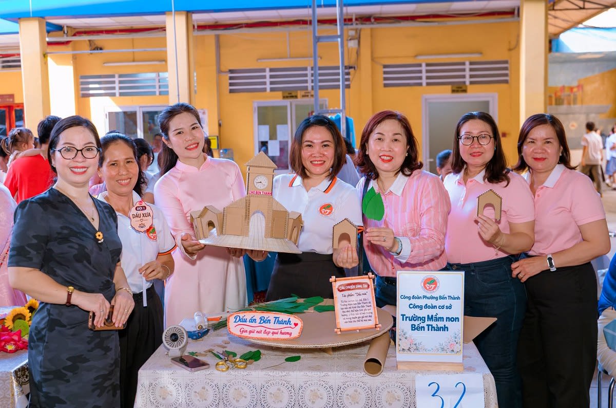 Sôi nổi hội thi sáng tạo “Nón lá xanh” tại phường Bến Thành