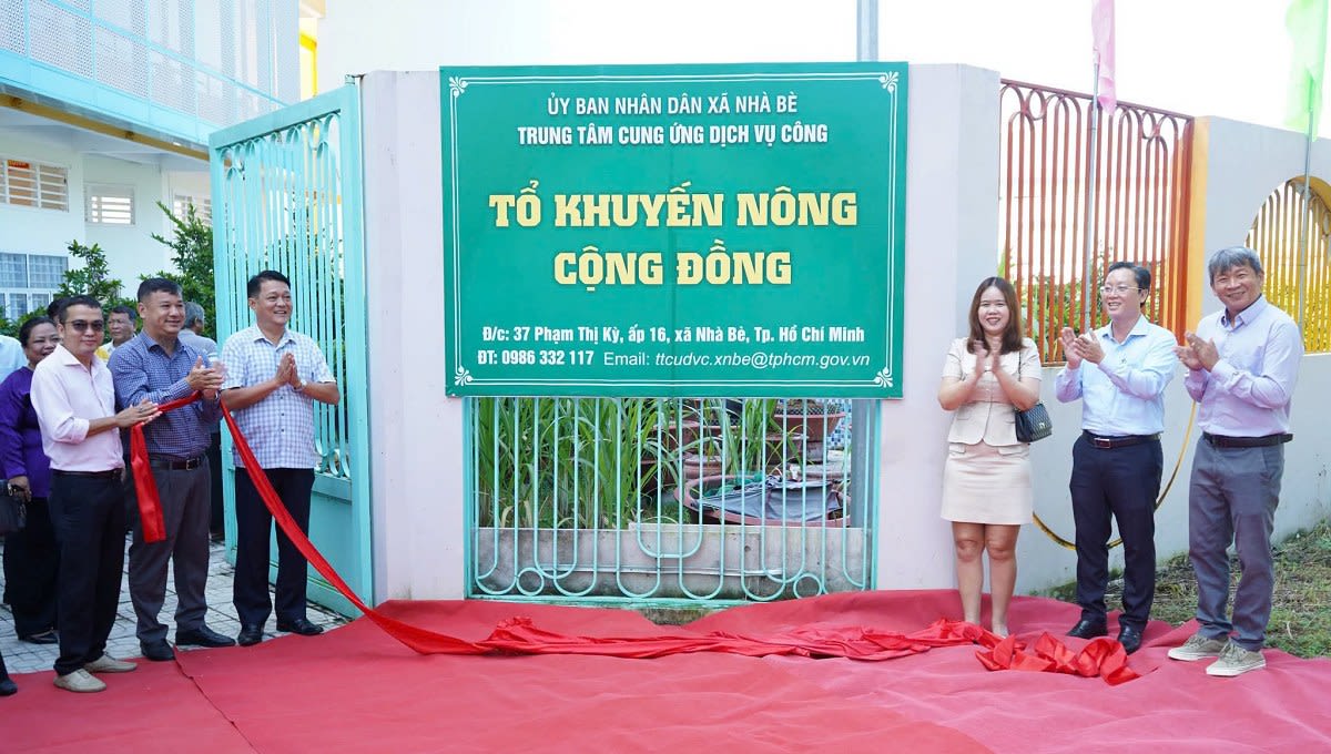 Xã Nhà Bè ra mắt tổ khuyến nông cộng đồng, nối nhịp cầu giữa nông dân và doanh nghiệp