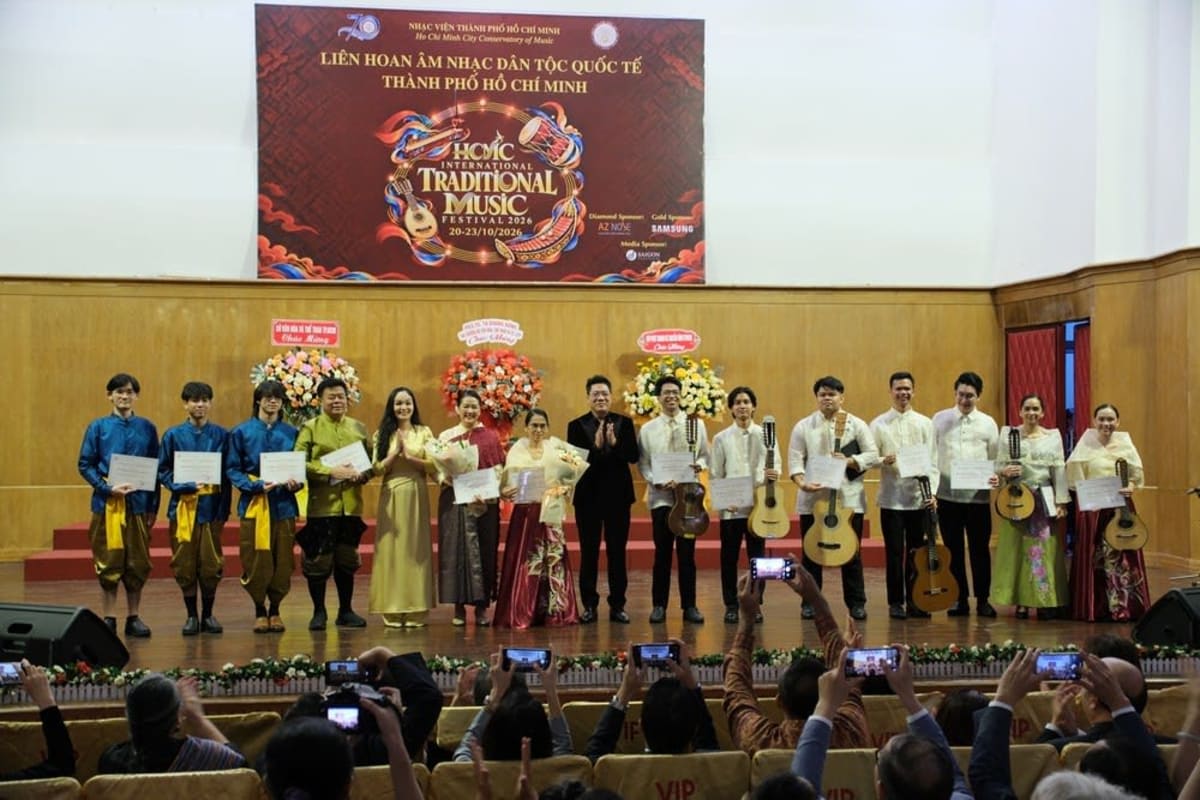 Giai điệu phương Đông ngân vang tại Nhạc viện TP.HCM