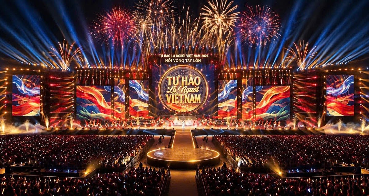 Concert “Tự hào là người Việt Nam 2026” quy tụ dàn nghệ sĩ đông đảo