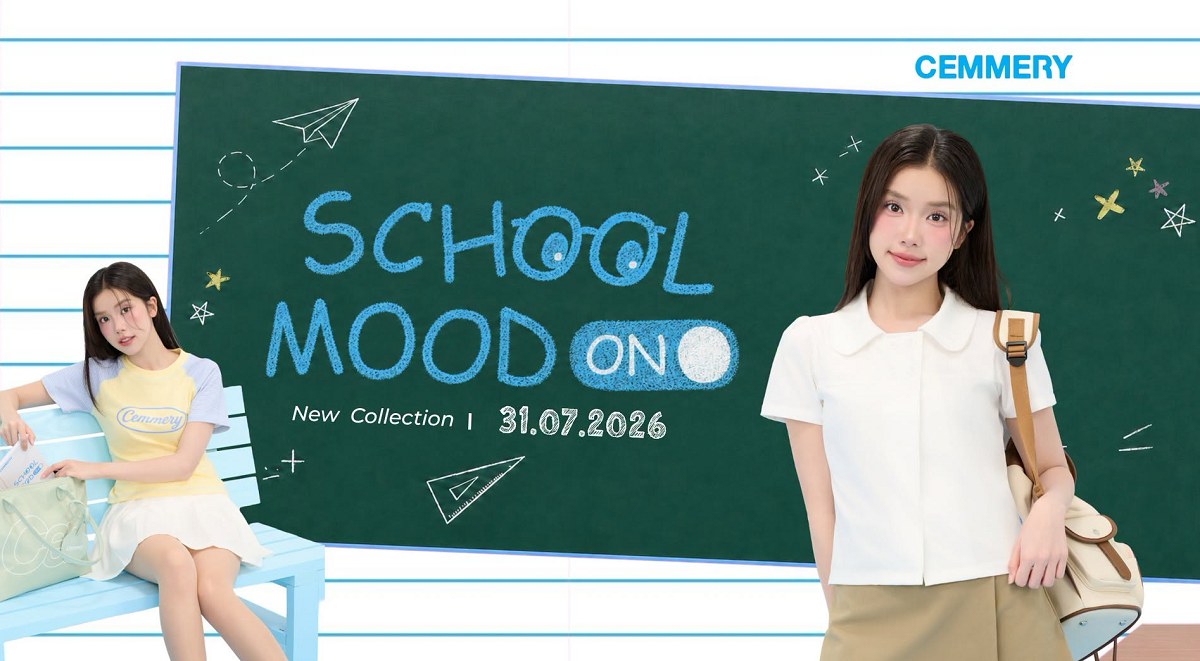 Cemmery ra mắt bộ sưu tập "School mood on" mừng năm học mới