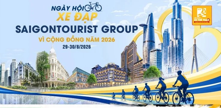 Saigontourist khởi động Ngày hội xe đạp vì cộng đồng năm 2026