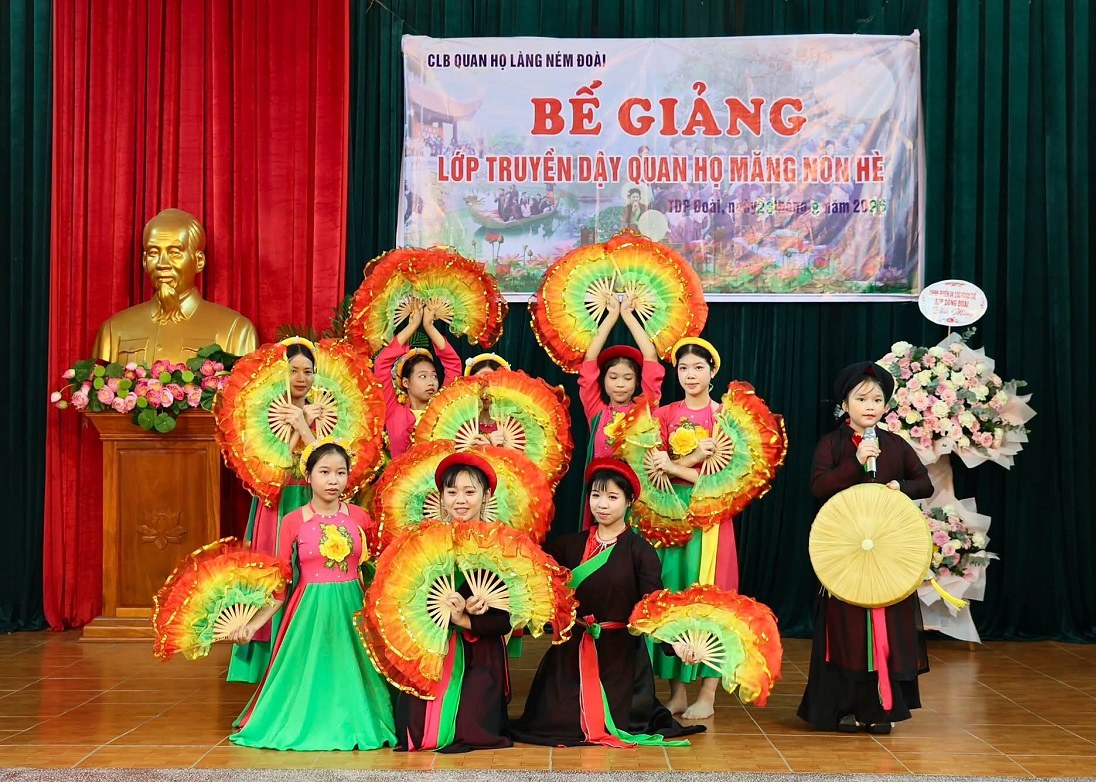 Lớp Quan họ măng non - hành trình trao truyền di sản quan họ Bắc Ninh
