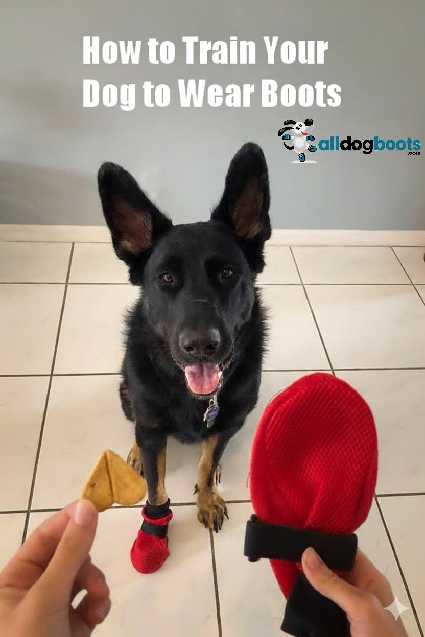 How to train your dog to wear boots