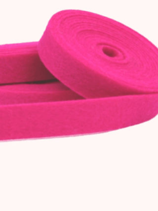 Cerise Pink Felt, Wool-Mix Cerise Pink Felt Per Metre