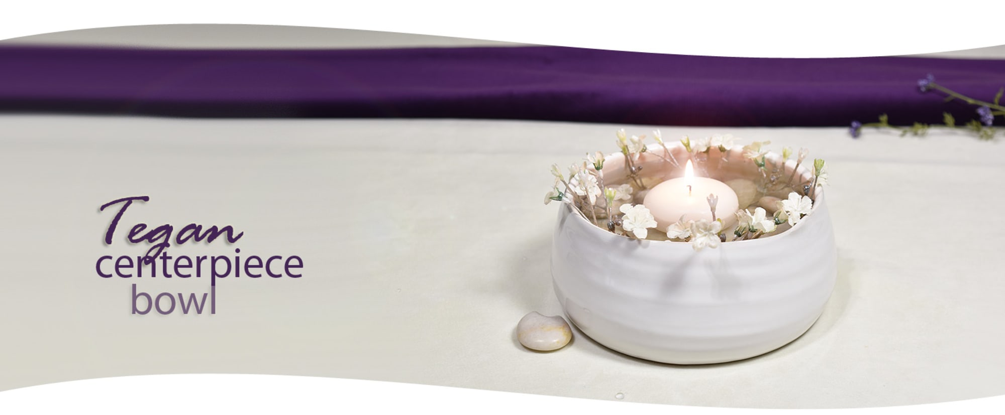 Tegan ceramic centerpiece bowl