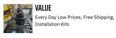 Mini Excavator Final Drive Motors & Parts | Travel Motors