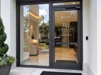 Five-star review from a Winter Park office client after commercial entry glass repair