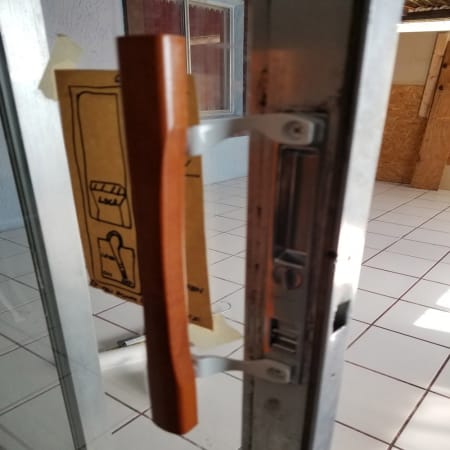 Sliding door lock and handle replacement Winter Park FL