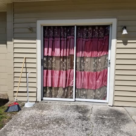 Sliding glass door weatherstripping and seal replacement Sanford FL