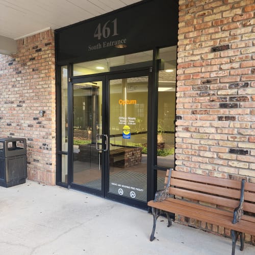 Medical office entry door in Lake Mary with new tempered vision lite glass. Click to open in modal.