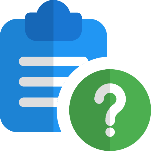 Icon of a safety glass panel with a shield and question mark representing tempered glass questions from Orlando homeowners